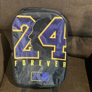 COPY - Black and Purple 24 Forever Kobe Image Backpack